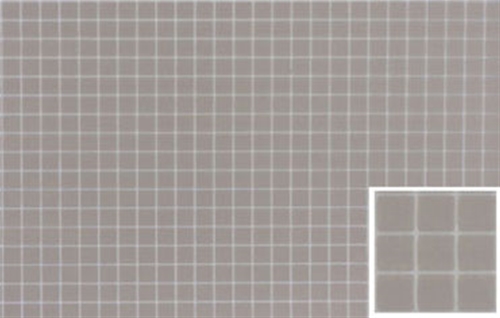 Dollhouse Miniature TILE: 1/4 Sq., 12 X 16, CHATEAU GRAY