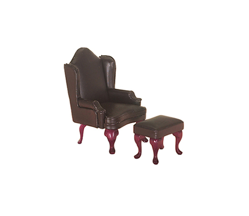 miniature chair and ottoman