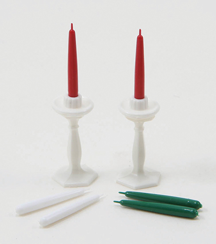 white candlesticks