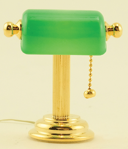 green reading lamp