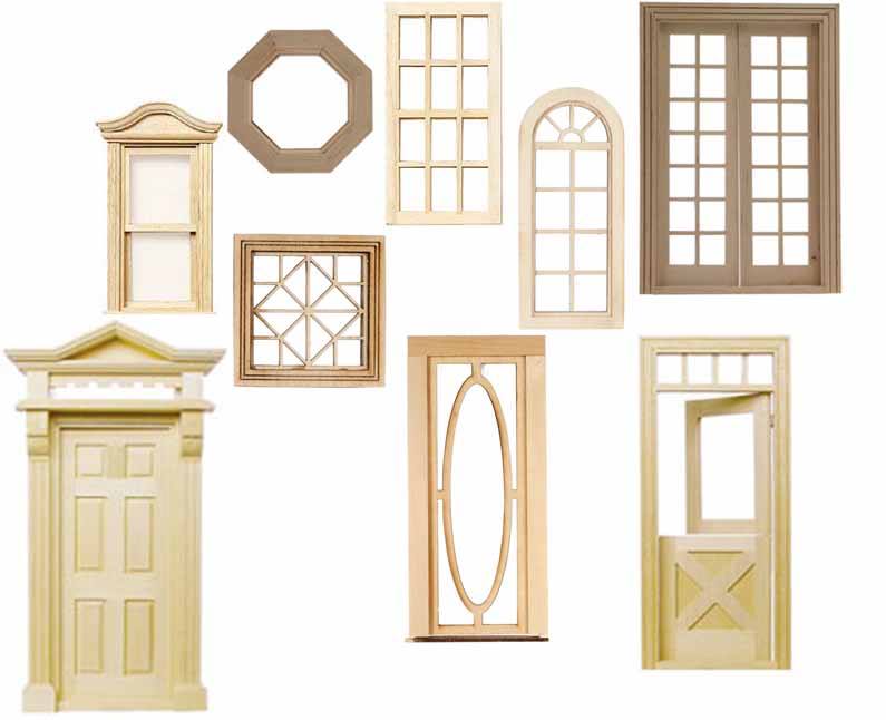 miniature house building supplies