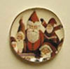 Dollhouse Miniature Santa Group Platter #2