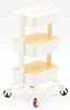 Mini Mobile Cart, White