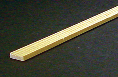 Dollhouse Miniature  Grooved Molding 3/Pk Dollhouse Miniature  Grooved Molding 3/Pk