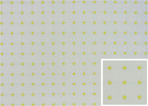 Dollhouse Miniature TILE: DIAMOND, 12 X 16, YELLOW