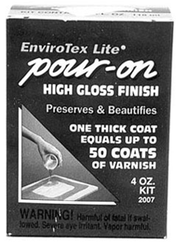 Dollhouse Miniature 4 oz. Envirotex Kit