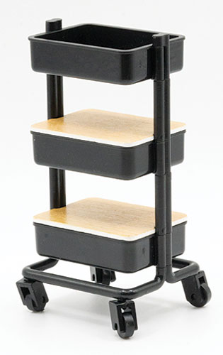 Mini Mobile Cart, Black