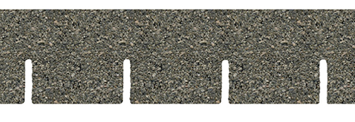 Dollhouse Miniature Gray Blend Square Asphalt Shingles