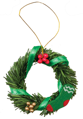 Wreath with Berries, Ribbon