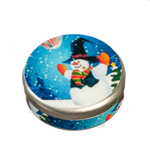 Snowman Cookie Tin