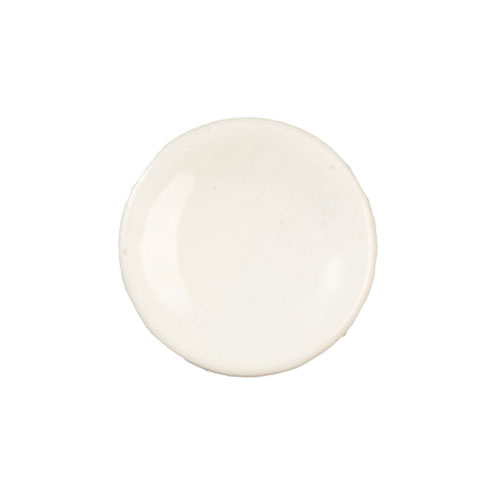 Round Ceramic Plate/White