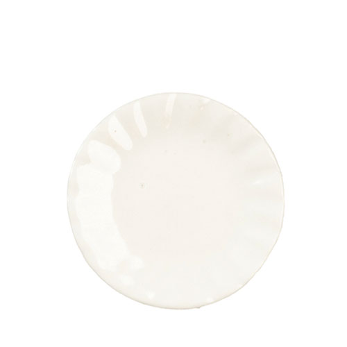 Round Ceramic Plate/White