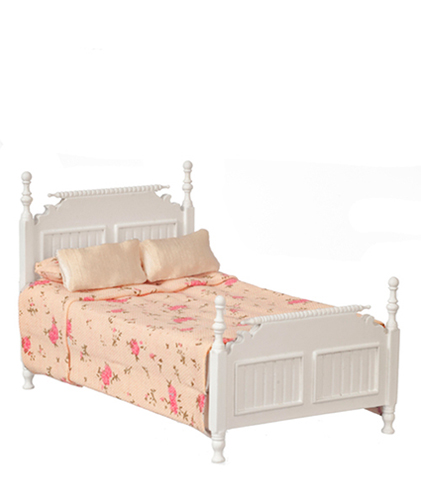 Large Single Bed, White