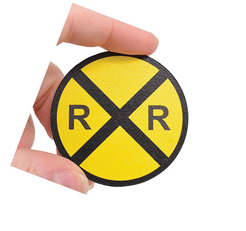 Yellowrailrdcrossingsign