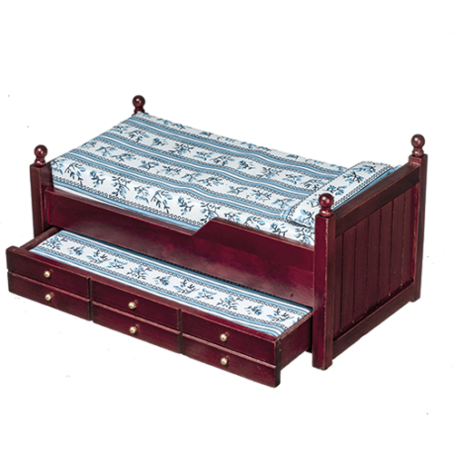 Trundle Bed, Mahogany