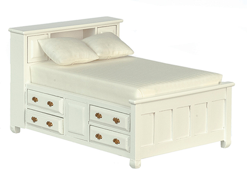 Double Bed, White