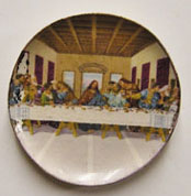 Dollhouse Miniature Last Supper Platter