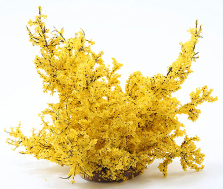 Dollhouse Miniature Forsythia Bush, Large