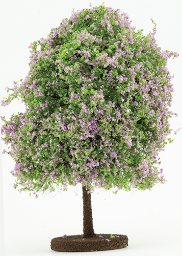 Dollhouse Miniature Lilac Bush, Small