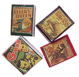 Dollhouse Miniature Books Juvenile 4 Asst.