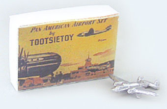 Dollhouse Miniature Box W/Airplane