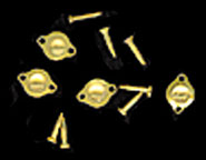 Dollhouse Miniature Bottom Studs 4Pcs.