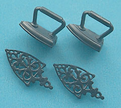 Dollhouse Miniature Trivets & Irons