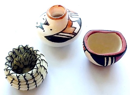 Pottery and Basket