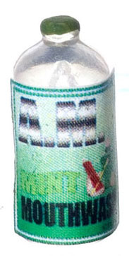 Dollhouse Miniature Green Bottle Beer, 6 Pack