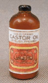 Dollhouse Miniature Castor Oil