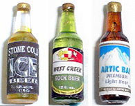 Dollhouse Miniature Beer Set #1-Stone,Westcreek,Articbay