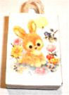 Dollhouse Miniature Easter Bunny Shopping Bag