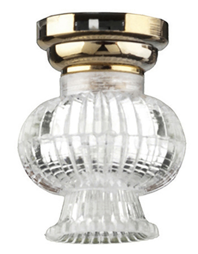 Dollhouse Miniature Led Fancy Clear Ceiling Lamp