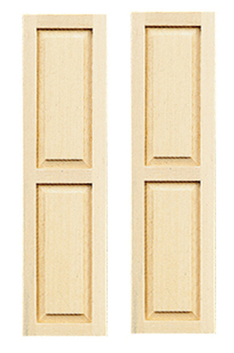 Dollhouse Miniature 2 Panel Shutter, 2/Pk