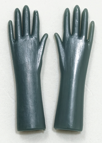 Black Rubber Gloves