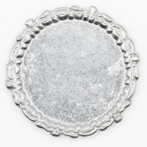 Round Silver Plate