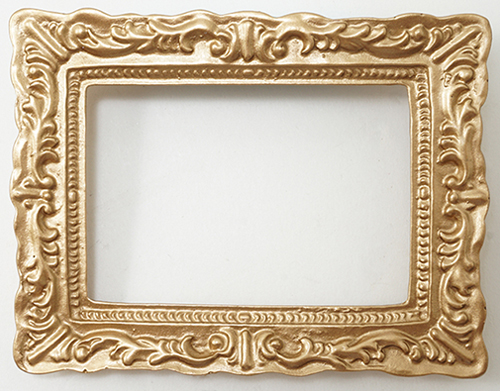 Dollhouse Miniature Antique Gold Frame