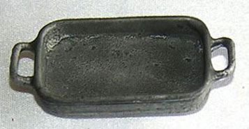 Dollhouse Miniature Roasting Pan/Large/Black