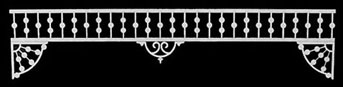 Dollhouse Miniature Grilles: Spool Porch Kit, 4/Pk, 10 Inch