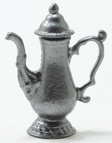 Dollhouse Miniature Coffee Pot Pewter