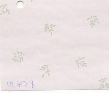 Dollhouse Miniature Pre-pasted Wallpaper Tiny Leaf Sprays, Green