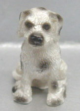 Dollhouse Miniature Dalmatian Puppy-Sitting