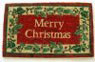 Dollhouse Miniature Mat, Christmas