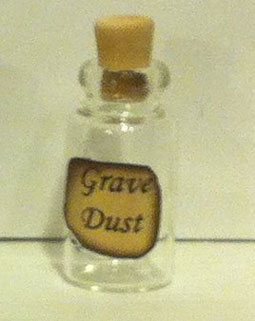 Dollhouse Miniature Grave Dust