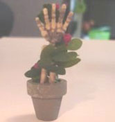 Dollhouse Miniature Plant, Helping Hand