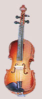 4 Inch Violin Magnet